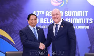 Thủ tướng Phạm Minh Chính gặp Thủ tướng New Zealand Christopher Luxon