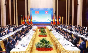 Thủ tướng Phạm Minh Chính và Thủ tướng Lào đồng chủ trì Kỳ họp lần 47 Ủy ban liên Chính phủ Việt Nam - Lào