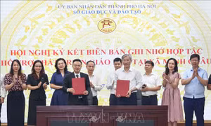 Kết nối các nguồn lực hỗ trợ phát triển giáo dục xã đảo Minh Châu