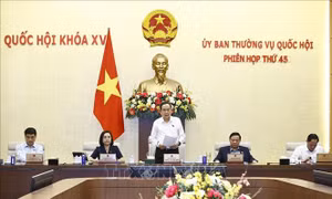 Bế mạc Phiên họp thứ 45 của Uỷ ban Thường vụ Quốc hội