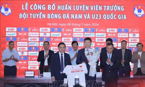 Ra mắt tân Huấn luyện viên trưởng Đội tuyển bóng đá nam và U23 Quốc gia