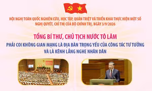 Tổng Bí thư, Chủ tịch nước Tô Lâm: Phải coi không gian mạng là địa bàn trọng yếu của công tác tư tưởng và là kênh lắng nghe Nhân dân