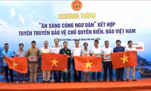 Chương trình 'Ăn sáng cùng ngư dân', góp phần tuyên truyền bảo vệ chủ quyền biển, đảo Việt Nam