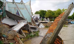 Tìm giải pháp hữu hiệu ứng phó sạt lở bờ sông, bờ kênh