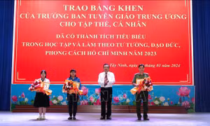 Tuyên truyền sâu rộng Chuyên đề năm 2024 về học tập và làm theo Bác