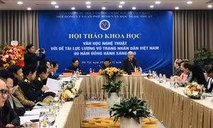 Lượng vũ trang nhân dân là 'nguồn cảm hứng bất tận' cho văn nghệ sỹ sáng tác