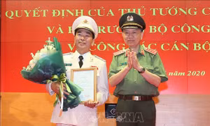 Công bố quyết định nhân sự Bộ Công an