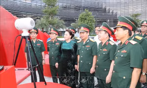Chủ tịch Quốc hội làm việc tại Tập đoàn Công nghiệp - Viễn thông Quân đội