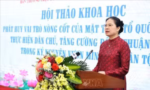 Phát huy vai trò nòng cốt của MTTQ Việt Nam trong thực hiện dân chủ, đồng thuận xã hội
