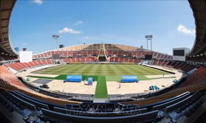 Sân vận động Quốc gia Rajamangala chuẩn bị cho khai mạc SEA Games 33