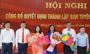 Đồng Tháp, Quảng Trị công bố Quyết định thành lập Ban Tuyên giáo và Dân vận Tỉnh ủy