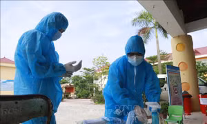 Vĩnh Phúc: Phong tỏa 2 ngõ với 32 hộ dân liên quan ca F0 ở Thanh Lãng