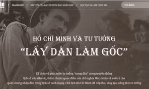 Báo Nhân Dân ra mắt Trang thông tin đặc biệt Hồ Chí Minh và tư tưởng 'lấy dân làm gốc'