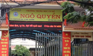Hải Phòng: Bắt tạm giam hiệu trưởng và kế toán Trường THCS Ngô Quyền