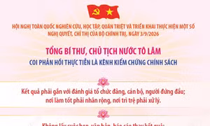 Tổng Bí thư, Chủ tịch nước Tô Lâm: Coi phản hồi thực tiễn là kênh kiểm chứng chính sách
