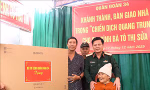 Ngôi nhà 'Chiến dịch Quang Trung' đầu tiên được bàn giao cho hộ dân tại Gia Lai