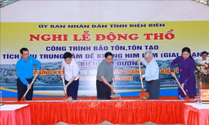 Thủ tướng dự Lễ khởi công tôn tạo Khu đề kháng Him Lam 