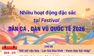 Nhiều hoạt động đặc sắc tại Festival Dân ca, Dân vũ quốc tế 2026