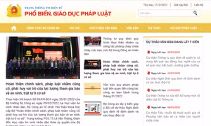 Bộ Công an ra mắt Trang Thông tin điện tử phổ biến, giáo dục pháp luật