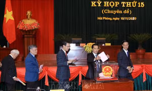 Bầu bổ sung hai Phó Chủ tịch UBND thành phố Hải Phòng