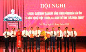 Tỉnh đầu tiên thành lập đồng thời hai Đảng bộ theo Quy định mới