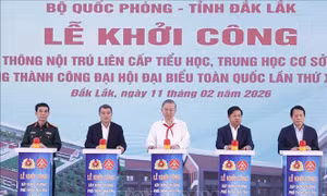 Tổng Bí thư Tô Lâm dự khởi công trường phổ thông nội trú tại xã Ea Rốk (Đắk Lắk)
