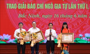 45 tác phẩm xuất sắc được tôn vinh tại Giải Báo chí Ngô Gia Tự lần thứ nhất