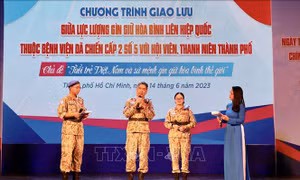 Thanh niên TP Hồ Chí Minh giao lưu với Lực lượng gìn giữ hòa bình LHQ tại Nam Sudan