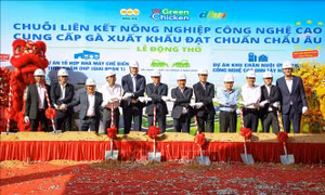 Động thổ loạt dự án chế biến thực phẩm và chăn nuôi ứng dụng công nghệ cao