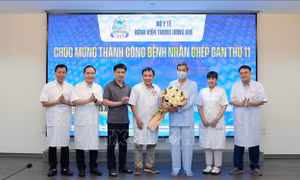 Bệnh nhân ghép gan thứ 11 tại Bệnh viện Trung ương Huế được ra viện