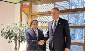 Thủ tướng Phạm Minh Chính gặp Tổng thống Romania 