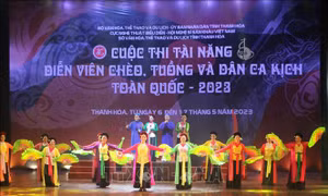 200 diễn viên tham gia cuộc thi tài năng Chèo, Tuồng và Dân ca kịch toàn quốc
