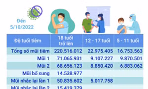 Hơn 260,24 triệu liều vaccine phòng COVID-19 đã được tiêm tại Việt Nam