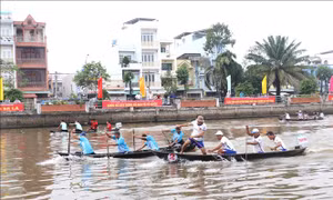 Giải Đua xuồng ba lá - nét văn hóa truyền thống của người Long An