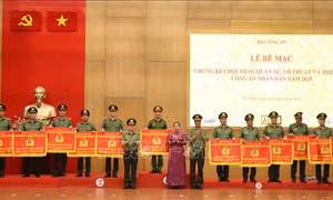 Bế mạc Chung kết Hội thao quân sự, võ thuật và thể thao Công an nhân dân 2026