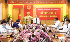 HĐND tỉnh Hà Tĩnh họp bất thường nhằm bố trí kinh phí cho phòng, chống dịch COVID-19