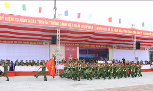 Khoảng 4.000 cán bộ, chiến sỹ Công an tham gia Đại hội khỏe 'Vì an ninh Tổ quốc'