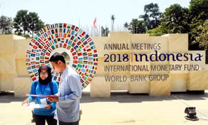 Khai mạc Hội nghị thường niên của IMF và WB tại đảo Bali, Indonesia