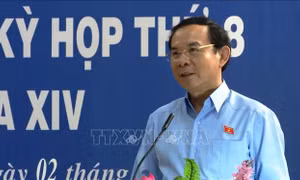 Bí thư Trung ương Đảng Nguyễn Văn Nên tiếp xúc cử tri tại Tây Ninh