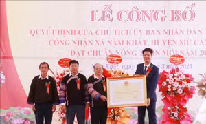 Nậm Khắt - xã nông thôn mới đầu tiên ở Mù Cang Chải