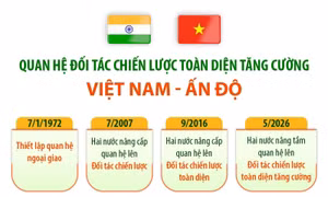 Quan hệ Đối tác Chiến lược toàn diện tăng cường Việt Nam - Ấn Độ