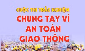 Trên 1,1 triệu người dự thi trắc nghiệm 'Chung tay vì an toàn giao thông'