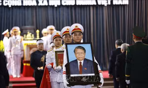 Lễ đưa tang nguyên Chủ tịch nước Trần Đức Lương