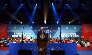 Tổng thống Joe Biden thu hút sự ủng hộ của cử tri ở bang 'chiến địa' Pennsylvania
