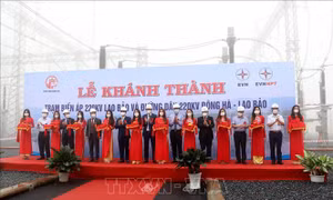 Khánh thành trạm biến áp 220kV Lao Bảo và đường dây 220kV Đông Hà - Lao Bảo