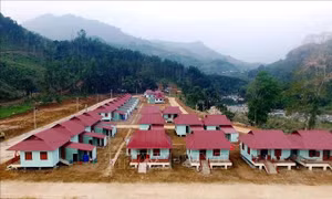 Đón Tết trong những ngôi nhà mới ở vùng lũ quét