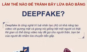 Làm thế nào để tránh bẫy lừa đảo bằng deepfake?