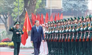Tổng Bí thư Tô Lâm thăm, làm việc tại Bộ Tư lệnh Bộ đội Biên phòng