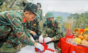 Tuyên Quang: Quy tập các hài cốt liệt sĩ tại xã biên giới Thanh Thủy