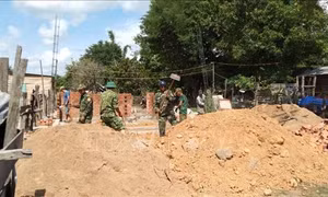 Bộ đội biên phòng Gia Lai góp sức xây dựng nông thôn mới vùng biên